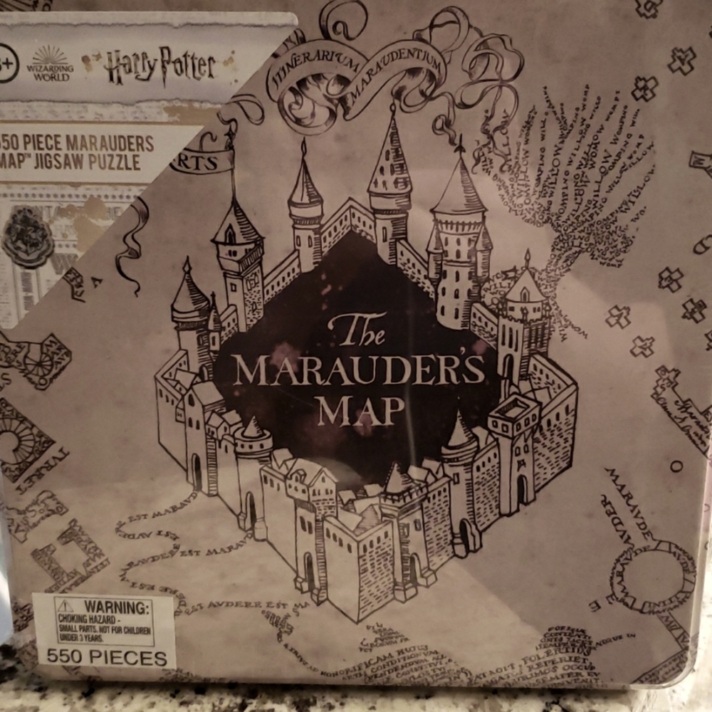 Harry Potter Jigsaw Puzzle. Marauders Map